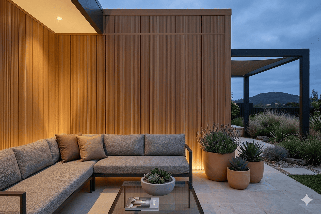wall cladding asa veta vertical aplicacion