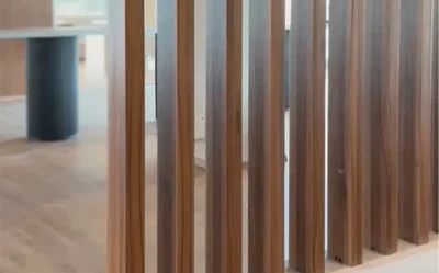 viga de interior nogal decorativa